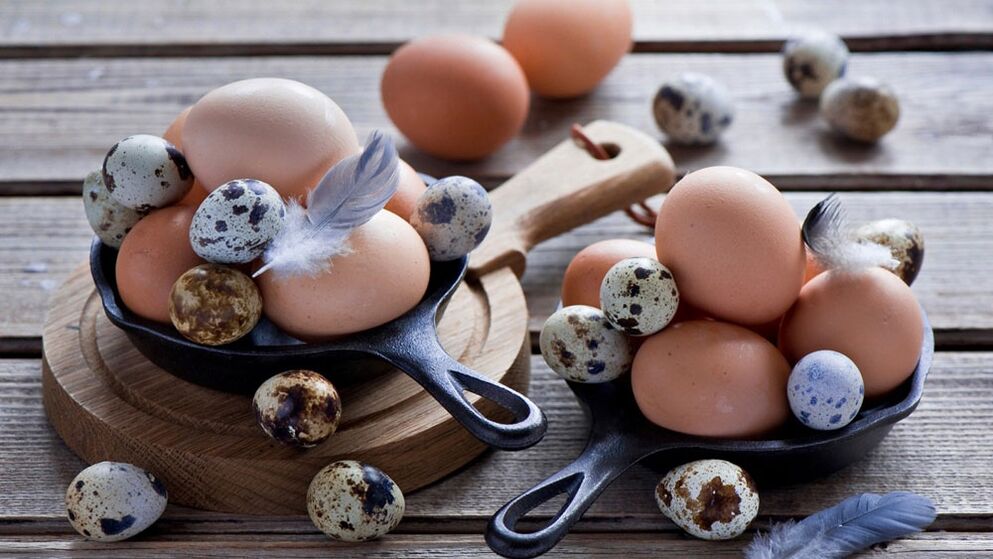 Tavuk ve bıldırcın yumurtasının erkek hormonları üzerinde olumlu etkisi vardır. 